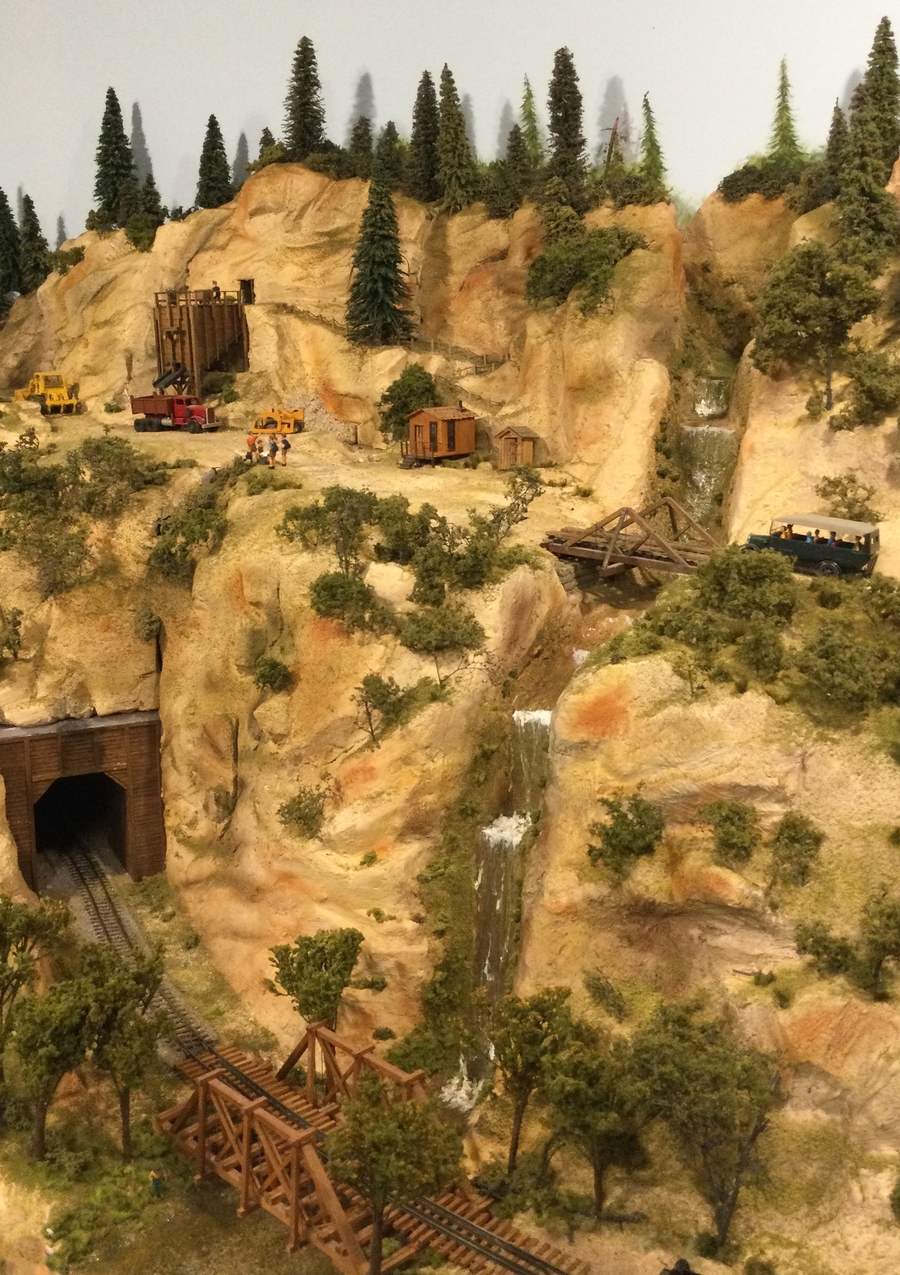 Mining Area above and Southwest layout area.